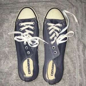 Converse Chuck Taylors- Gray/Blue
